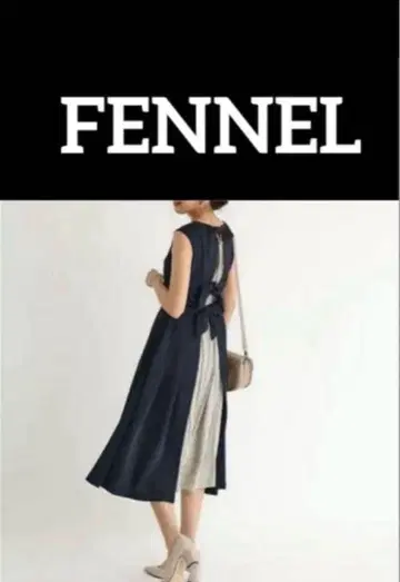 [ 새상품급 ] FENNEL 페넬 백리본 미라인 포멀 드레스 9호
