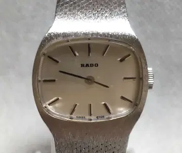 [ 작동품 ] RADO 여성용 손목시계 수동 와인딩 실버 컬러
