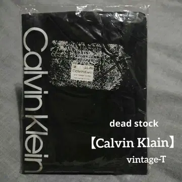 명품 [Calvin Klain] 빈티지 데드스탁 티셔츠 새상품 M
