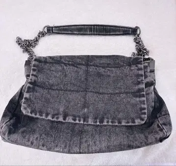 ZARA 플랩 락카 숄더백 데님