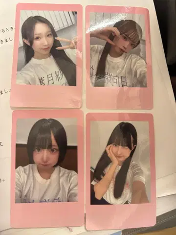 타카네노 나데시코 폴라로이드풍 스티커 4장 세트