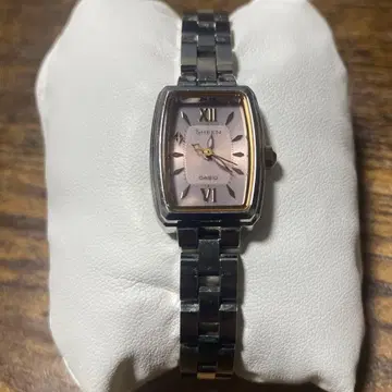 CASIO SHEEN 카시오 시이엔 여성용 손목시계 스퀘어형 실버