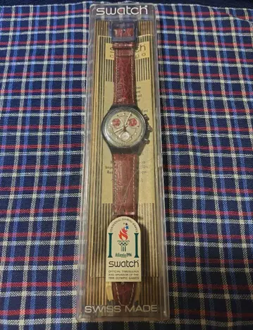 Swatch 크로노그래프 애틀랜타 올림픽 작동품 새 배터리