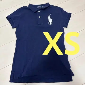 랄프 로렌 빅 포니 피케 셔츠 네이비 X S 사이즈 화이트