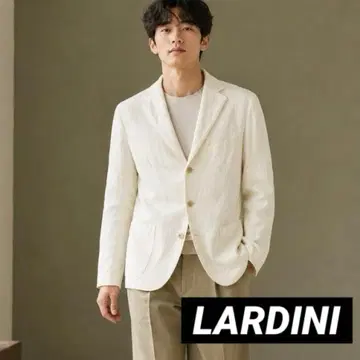 LARDINI 이탈리아제 린넨 혼방 테일러드 자켓 무지 자켓