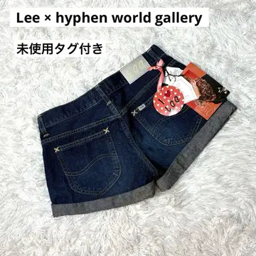 hyphen world gallery Lee 콜라보 데님 숏팬츠