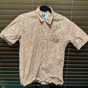 Engineered Garments 로프트맨 별주 꽃무늬 반팔 셔츠 S