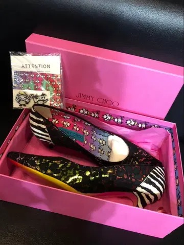 새상품 미사용 JIMMY CHOO 지미추 24cm 38 하이힐 신발
