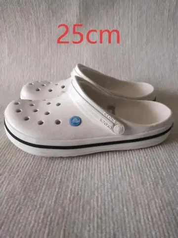 crocs 화이트 25cm 사보 샌들