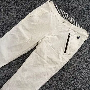 르꼬끄 스포르티브 스트레치 올 패턴 팬츠 골프웨어 화이트 79