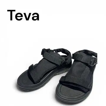 Teva 블랙 테바 허리케인 앰프솔 볼트 샌들 24cm