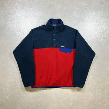 18년제 Patagonia 파타고니아 신틸라 스냅T 네이비 x 레드