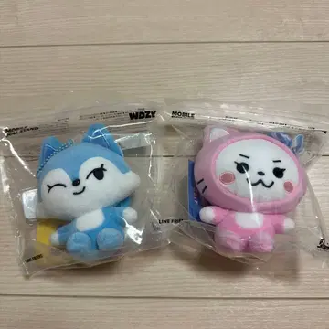 LINE FRIENDS 봉제 인형 2체 세트 ITZY WDZY