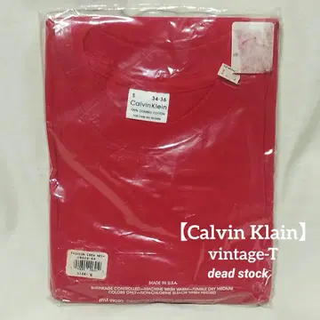 명품 [Calvin Klain] 빈티지 데드스탁 미개봉 티셔츠 S
