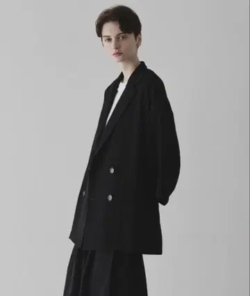 루즈 언노운 더블 테일러드 자켓 (half sleeve) L 사이즈