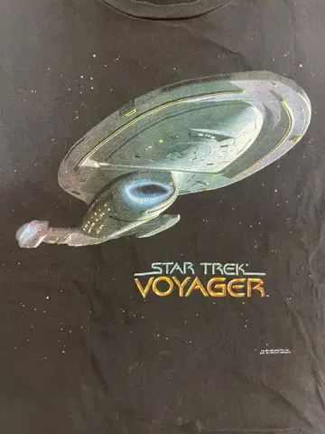90s 빈티지 Star Trek Voyager T셔츠 XL