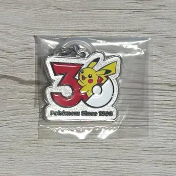 포켓몬 피카츄 30주년 메탈 참 마스코트