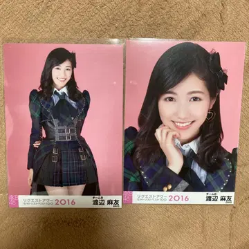 AKB48 와타나베 마유 린넨 브로마이드 2016년 리퀘스트 아워