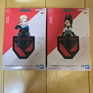 VALORANT 모니터 탑 피규어 2개 세트