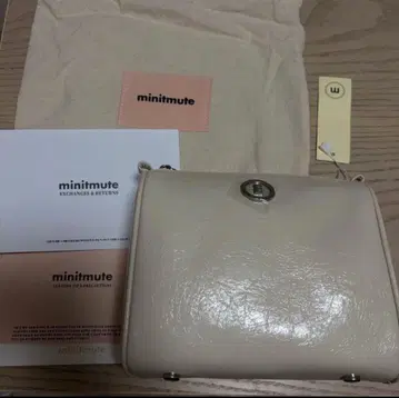 minitmute Brett Mini Mu 아이보리 숄더백