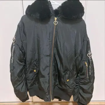 리즈리사 블루종 아우터 블랙