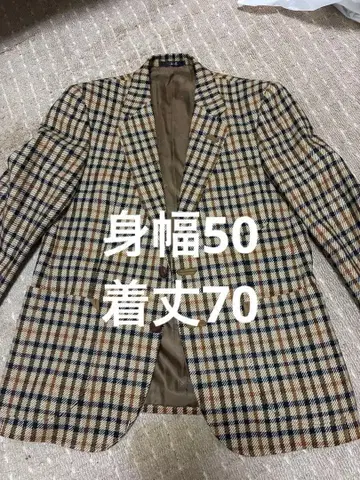 닥스 런던 빈티지 DAKS 체크 무늬 테일러드 자켓 S 사이즈