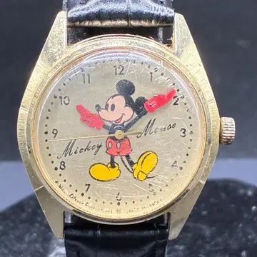 레어 70s SEIKO 디즈니 타임 미키마우스 수동 와인딩 손목시계