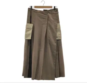 sacai 수팅 믹스 스커트 수팅 믹스 카고 스커트