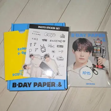 HEESEUNG B-DAY PAPER