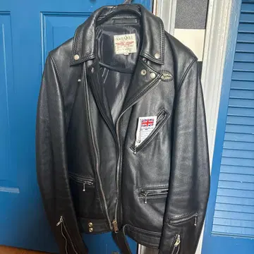 Lewis Leathers Aviakit 가죽 라이더 자켓 36