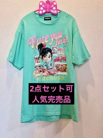 완판템 슈가러쉬 랄프 바넬로피 티셔츠 PONEYCOMB TOKYO