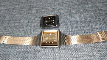2점 레어템 RADO 다이아스타 남성용 쿼츠 시계 작동 양호 USED