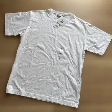 [새상품 미사용] 론 헤르만 x UNIQLO 에어리즘 코튼 크루넥 T셔츠