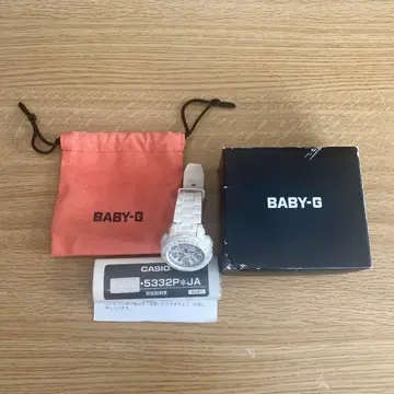 베이비지 화이트 손목시계 CASIO 5332P*JA