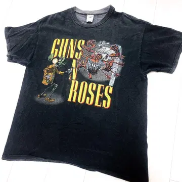 00s Guns N' Roses 건즈 밴드T 발금 빈티지