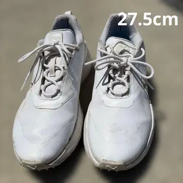 Puma 화이트 골프화 이펙트 스파이크리스