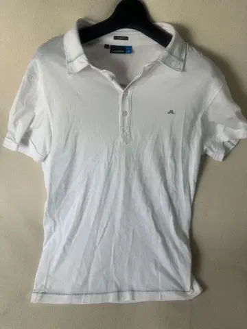 J.LINDEBERG 화이트 피케 셔츠 M
