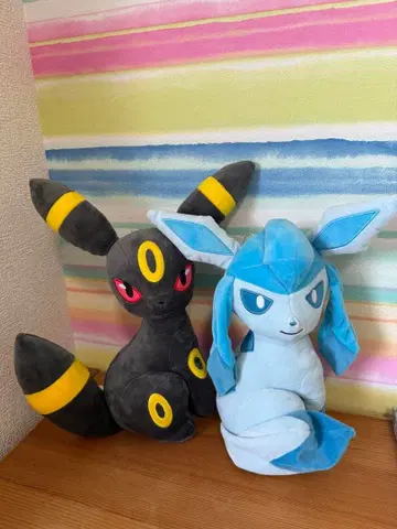 블래키와 글레이시아 봉제 인형 세트