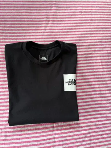 최종 가격 THE NORTH FACE 블랙 티셔츠