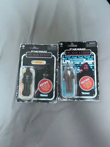STAR WARS 다스 베이더 오비완 피규어 세트