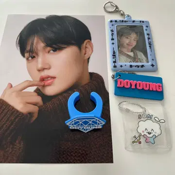 treasure 도영 DOYOUNG 응원봉 반지 트레이딩 카드 홀더