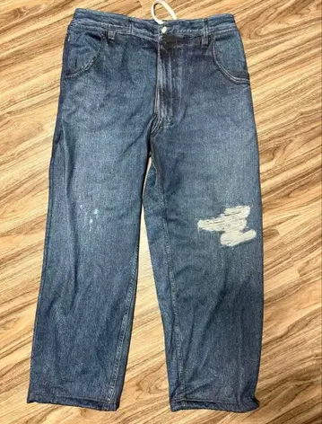 SSZ BEAMS WADA DENIM 전사 스웨트 팬츠