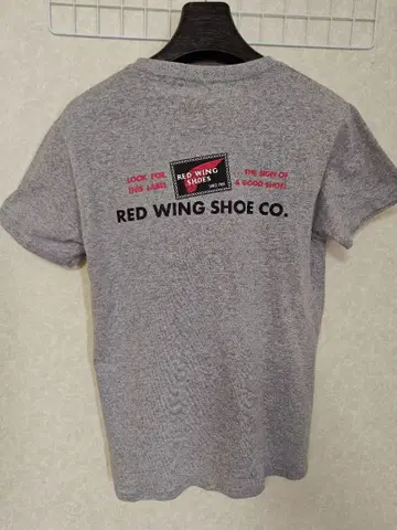 레어 USA제 RED WING SHOES 로고 T셔츠 S 양면 프린트