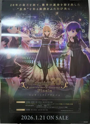 Fate/stay night 20주년 기념 포스터