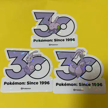 포켓몬 30주년 한국 스티커 누메라 누메일 누겔곤
