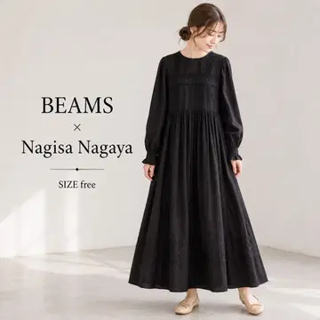 BEAMS LIGHTS x 나가사 나가야 블랙 원피스 빔즈 새상품급