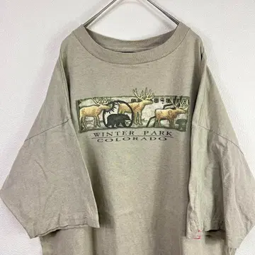 90s USA제 winter park colorado 동물원 T셔츠