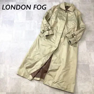 90s LONDON FOG 싱글 트렌치코트 카키 계열