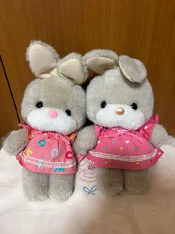 요시토쿠 토끼 봉제 인형 레트로