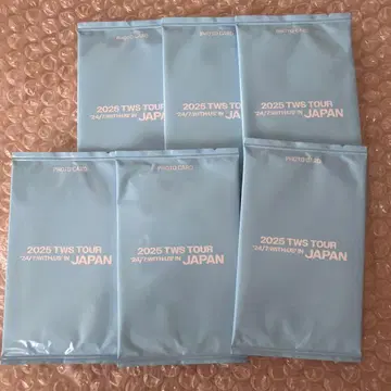 TWS 트레이딩 카드 미개봉 6세트